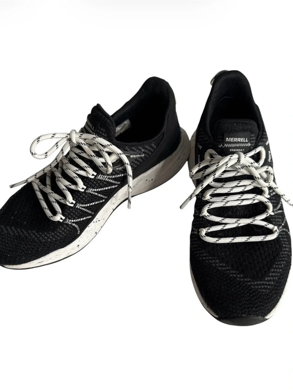 MERRELL Bravada 2 Hiking Shoes Women’s Size 7 Breathable Black White Granola